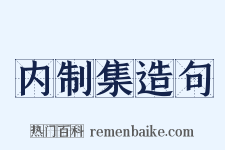 内制集造句是什么意思的图片